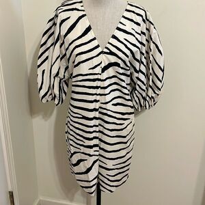 H&M Zebra Print Dress. NWT Size S